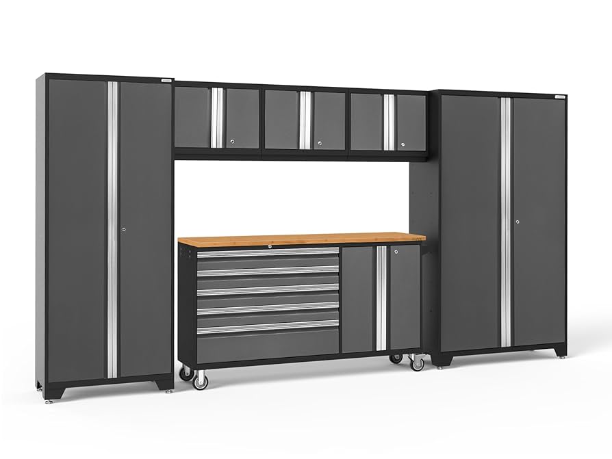 NewAge Products Cabinet Bold Series Gray 6 PC Set ‎(62in